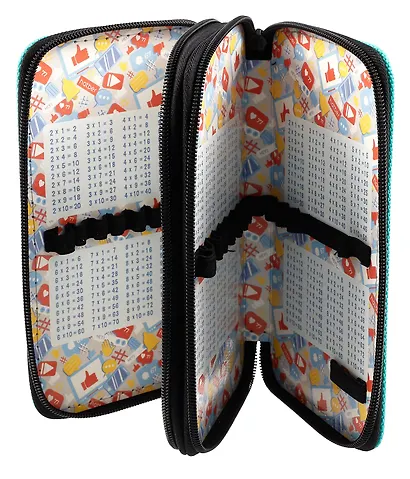 Пенал 2 отделения "Жизнь как игра" 19*11 см, молния - фото 6