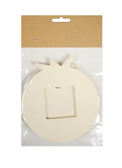 Заготовка для фоторамки в пакете с хедером (фанера), помидор, 11*12 см (11-24942-J9) - фото 1