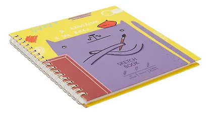 Скетчбук 165*165 50л "Художник" 100г/м2, мат.ламинация, евроспираль, 7БЦ, офсет - фото 2