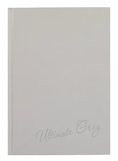 Ежедневник недат. А5 128л. "Ultimate Gray" 7БЦ, мат.лам, блинт.тисн, тонир.блок - фото 1