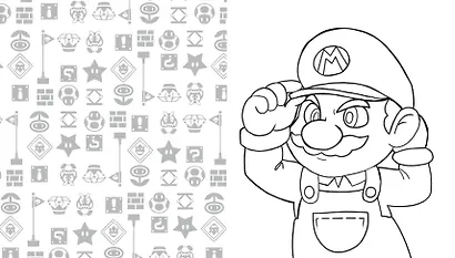 Легендарный МАРИО. Раскраска - фото 6