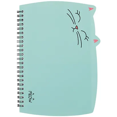 Тетрадь в клетку Meow, 80 листов, в ассортименте - фото 3