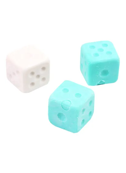 Ластики 03шт "Игральные кости" пласт.уп. - фото 2