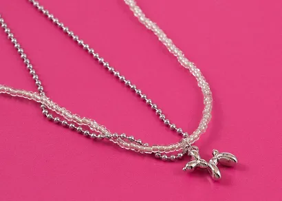 Кулон Собачка (латунь) (12-253004-С1) (Lafilaf) - фото 5