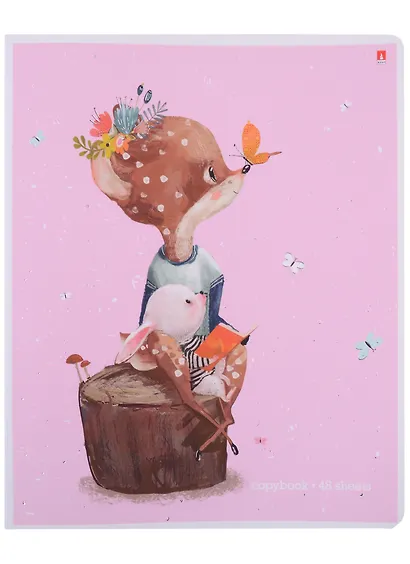 Тетрадь в клетку Альт, Forest Dream, 48 листов, в ассортименте - фото 3