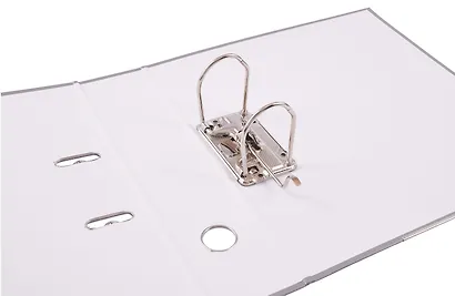 Папка архивная 70мм А4 серая, бумвинил, GoodMark - фото 5