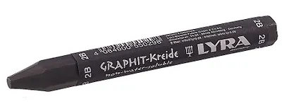 Мелок графитный LYRA GRAPHITE нерастворимый в воде мягкость 2В L5620102 - фото 2