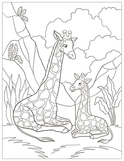 Раскраски с наклейками. Животные - фото 4