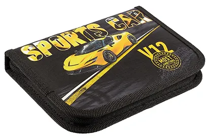 Пенал 1 отделение "Автоспорт" 19*13 см, молния - фото 2