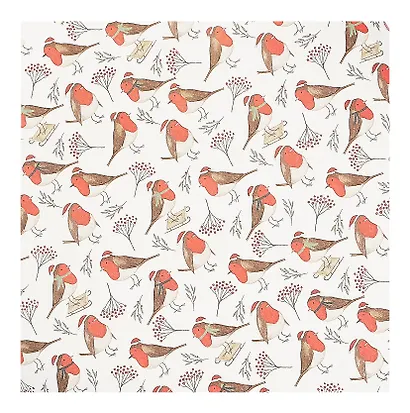 Бумага упаковочная 70*100см "Снегири" НГ инд.уп. - фото 3