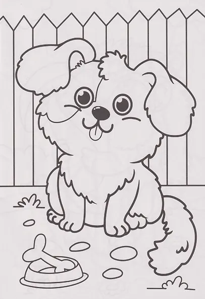 Раскраска. Милые животные - фото 2