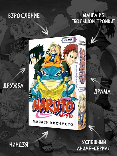 Наруто. Книга 5 (Том 13, 14, 15) - Прерванный экзамен. (Naruto). Манга - фото 4