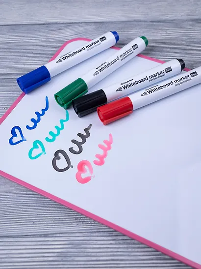 Маркеры для доски 3 цвета 5мм, толстый корпус, блистер, Goodmark - фото 4