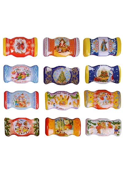 Конфетка с новогодним пожеланием, 7.2 х 2.8 см - фото 4