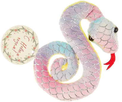 Мягкая игрушка Символ года Змейка с градиентом (13х9) (12-1253-202405-SN1) - фото 6