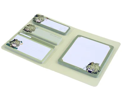 Блоки для записей, 4 штуки "Chibi Expression Collei" диспенсер-книжка - фото 3