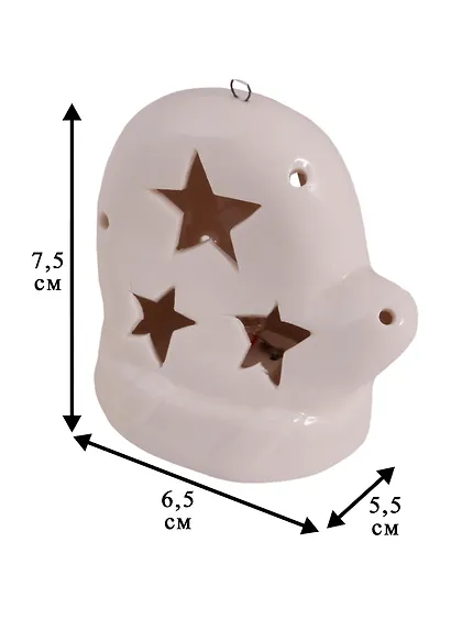 Подвесное украшение с подсветкой (фарфор) (6,5x5,5x7,5) - фото 2