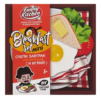 Игрушка в наборе Funny Kitchen Breakfast set mini - фото 1