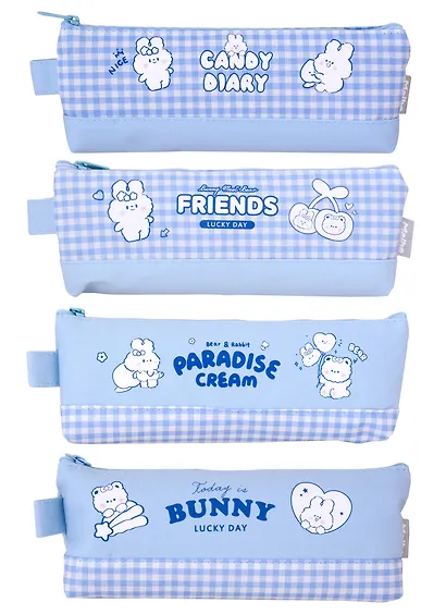 Пенал на молнии Кролики (21,5х8) (ПВХ бокс) - фото 5