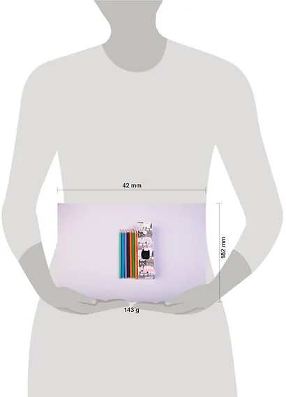 Пенал с карандашами «Милые коты», 24 шт. - фото 3