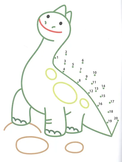 Раскраска по точкам малышам. Для мальчиков - фото 2