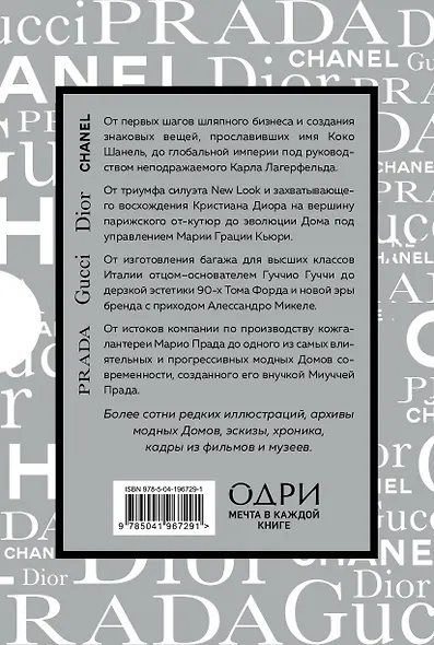 Подарочный набор. История модных Домов: Chanel, Dior, Gucci, Prada (серебряный) - фото 2