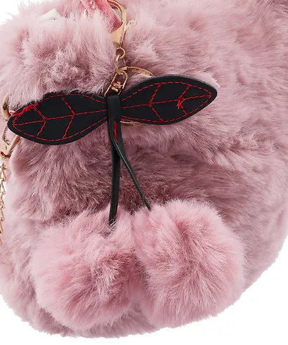 Сумочка плюшевая Сиреневая (22х23) (12-12610-202411-B4) - фото 3