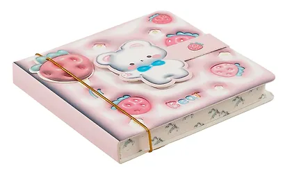 Записная книжка А7 96л "Berry animal 3D" мел.картон, ассорти - фото 8