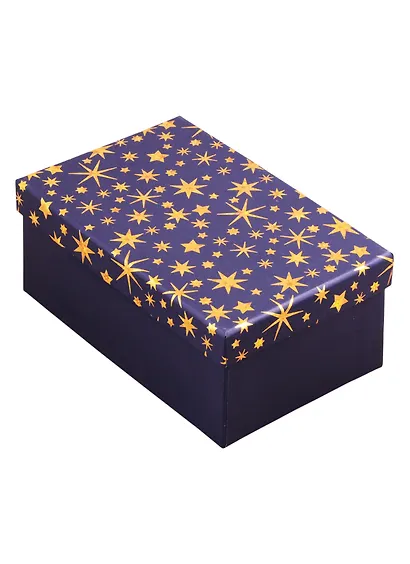 Коробка подарочная Ночные звезды 17*11*7,5см, картон - фото 1