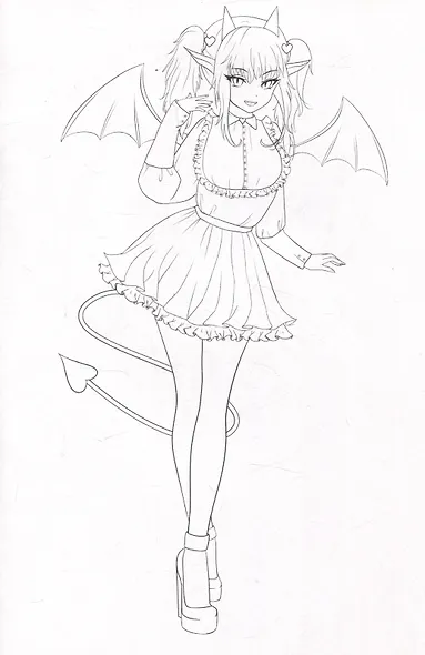 РАСКРАСКА Fashion Аниме. Magic style - фото 4