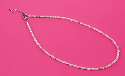 Чокер из бисера бежевый (12-253004-С42) (Lafilaf) - фото 4