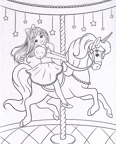 Раскраска. Девочки - фото 5