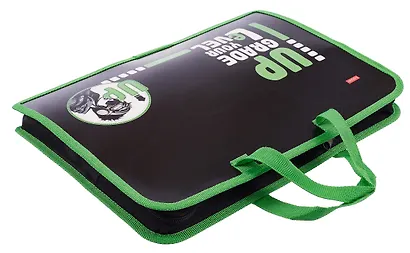 Папка для тетрадей А4 "LET'S GO PLAY-" 34*24,5*3,5см, пластик, молния, текст.ручки - фото 3