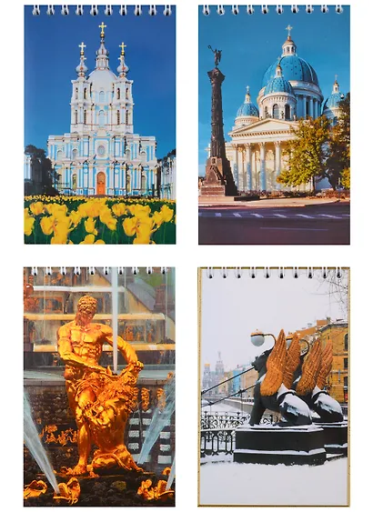 Блокнот А6, 60 л "Санкт-Петербург", спираль - фото 3