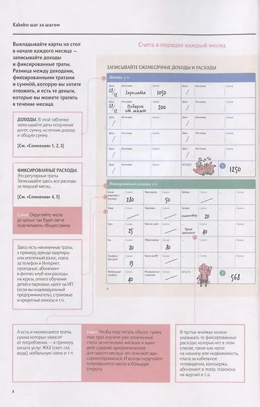 Kakebo: Японская система ведения семейного бюджета (недатированный ежедневник) - фото 3