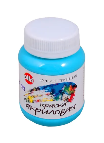 Акрил художественный 100 мл турецкая голубая - фото 1
