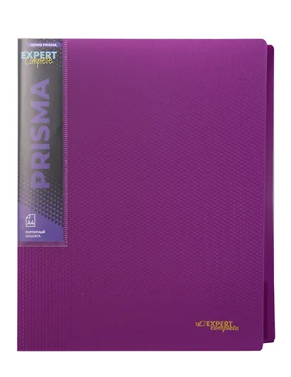 Папка с бок.прижимом А4 "PRISMA NEON", пластик 20мм, ассорти, - фото 8