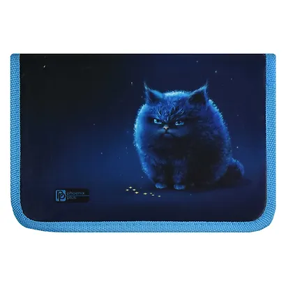 Пенал 1 отделение "Пухлые коты" 20*13,3*3,5 см - фото 6