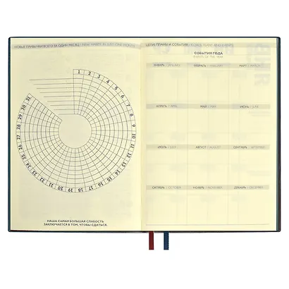 Ежедневник недат. А5+ 160л 175x245 "Шеврет" бордовый, иск.кожа, мягкий переплет, блинт.тиснение, офсет, ляссе. - фото 6