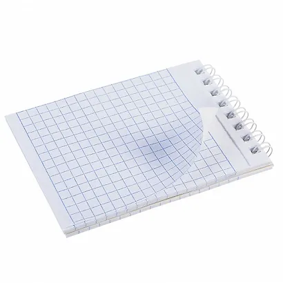 Блокнот А7 40л кл. "GUSSI" мел.картон, гребень, ассорти - фото 7