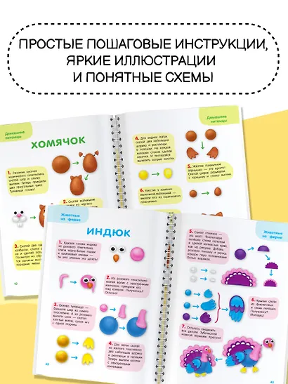 Лепим из пластилина. Шаг за шагом: смотри и повторяй - фото 6
