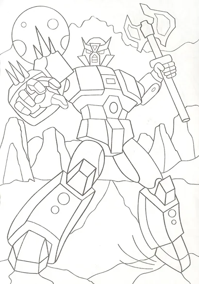 РАСКРАСКА А5 эконом. РОБОТЫ - фото 3