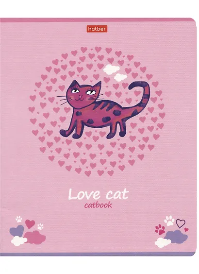Тетрадь в линейку Hatber, Catbook, 48 листов, в ассортименте - фото 5