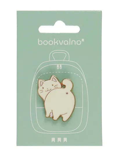 Набор металлических значков  Котики и  Кит (3шт) - фото 7