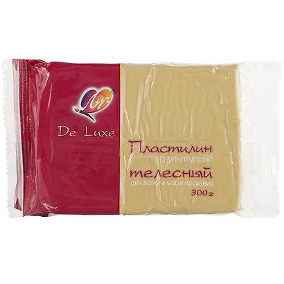 Скульптурный пластилин «Луч», телесный, 300 грамм - фото 1