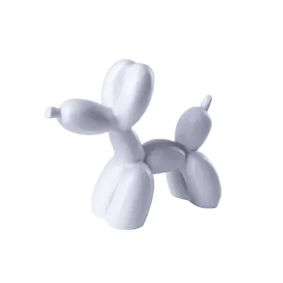 Декоративная фигурка Собачка-шарик (белая) (8х9) (керамика) (12-fengshen-202506-D3) - фото 1