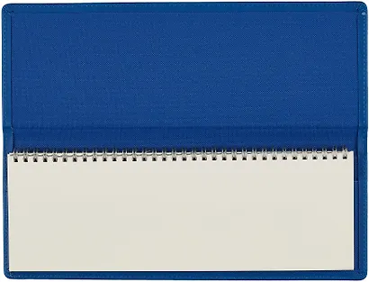 Планинг недат. 56л "Joy Book" синее озеро, настольный, иск.кожа 7Б, скругл.углы, съемный тонир.блок, тисн.фольгой, евроспираль, офсет - фото 4
