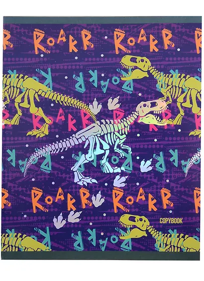 Тетрадь в клетку Listoff, "Динозавры", 48 листов, в ассортименте - фото 5