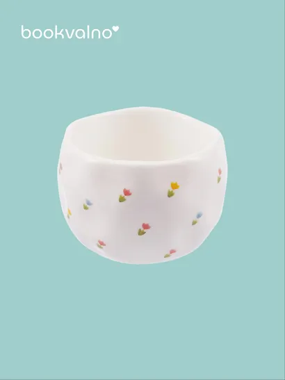 Кружка Цветочки (керамика) (320мл) (12-16187-202505-B13) - фото 4