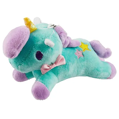 Брелок Единорог лежит (13 см) (текстиль) (12-01435-456) - фото 2